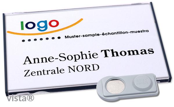 Namensschild vista® 60 "classic" anthrazit